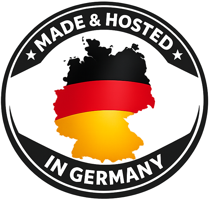 Made & Hosted in Germany